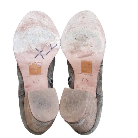 Madewell The Brenner Boot in Suede Tan Brown Side Zip Ankle Sz 9.5 - Picture 11 of 16